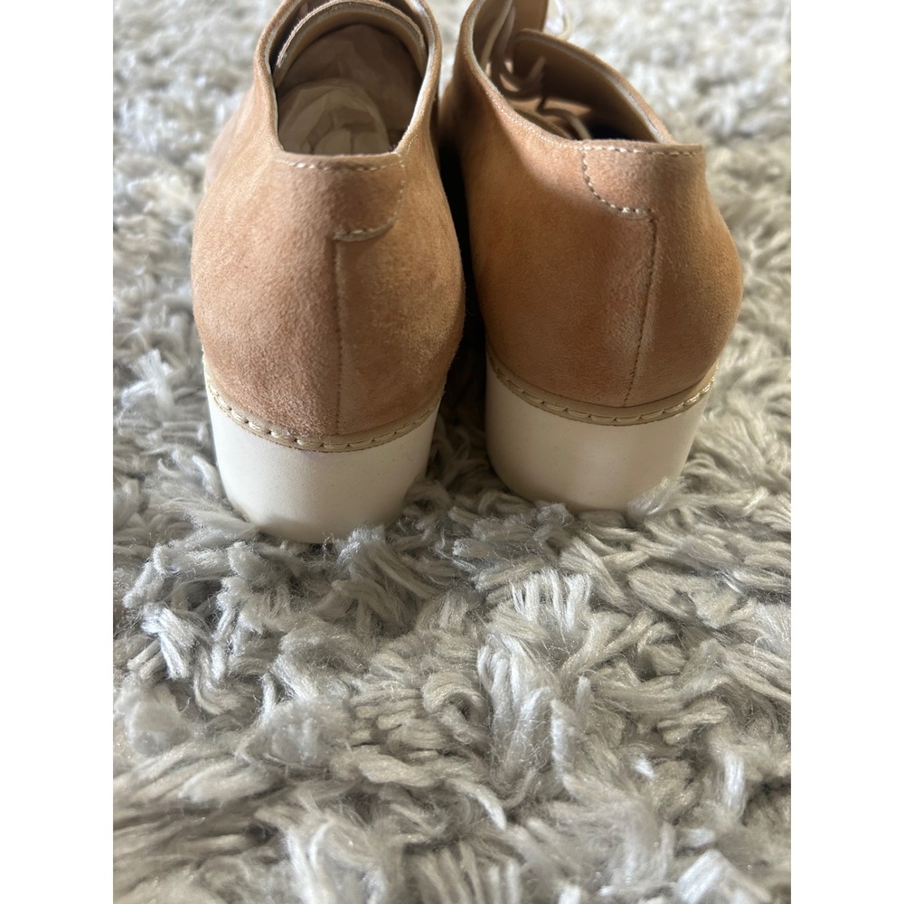 Luca Grossi Barclay Oxford Shoes in Tan with Lace Details sz 38 (US 7.5) - Picture 3 of 4